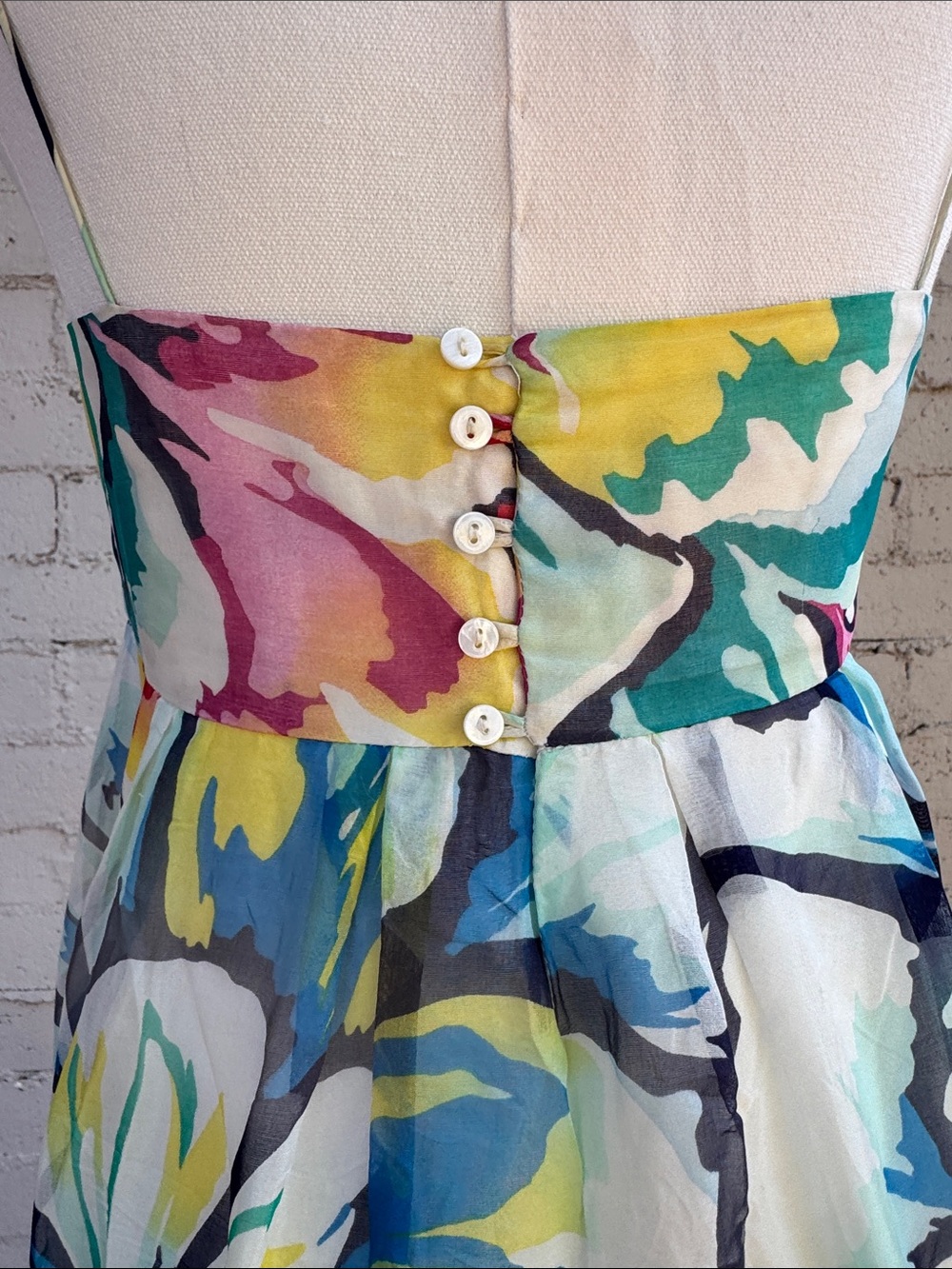 ✨ RARE✨ Zara 100% Silk Floral Maxi Dress Multicolor Size S - Picture 9 of 17
